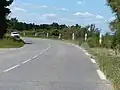 Virage avec des balises J1, aux Saintes-Maries-de-la-Mer (Bouches-du-Rhône))