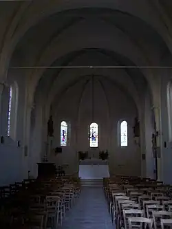 La nef de l'église