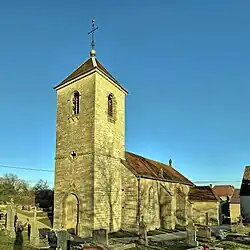 L'église de Virey.