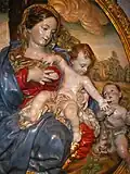 La Vierge allaitant, Murcie, cathédrale.