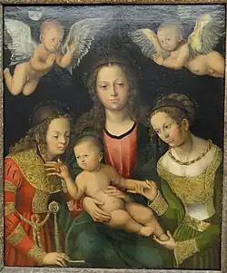 Madone avec saintes1512, Copenhague
