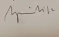 Signature de Ignazio Visco