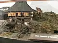Une maquette d'un village traditionnel