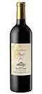 bouteille à l'aspect mat, avec une coiffe dorée et une étiquette blanche mentionnant La Forêt Royale 2008