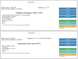 fiches compositeur