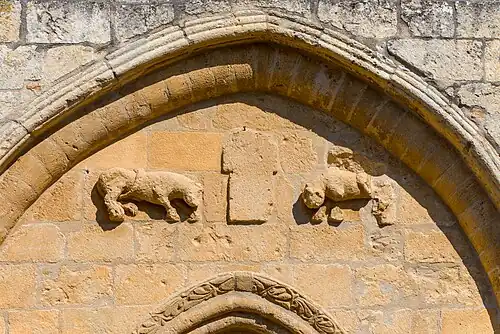 Détails de la façade.