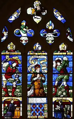 Vitrail de 1522.