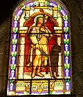 Vitrail de l'église. Saint Roch