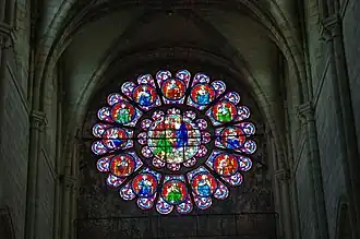 Rosace du chœur.