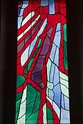 Deuxième vitrail de la chapelle Saint-François-Xavier