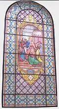 Vitrail de l'église de Barizey.