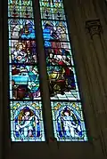 Vitrail de la dernière Cène