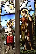 Baptême de Jésus de Nazareth par Jean le Baptiste.