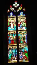 vitrail du transept (à droite)