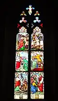 vitrail du transept (à gauche)