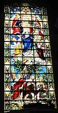 Vitrail de la grande chapelle.