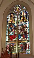 Vitrail du transept Nord