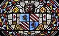 Armes du pape Pie IX, surmontées de la tiare.