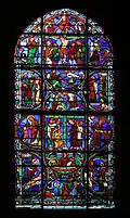 Vitrail de 1876 par les ateliers Lorin.