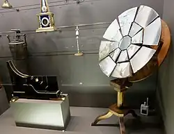Miroir parabolique.