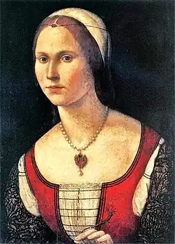 Portrait d'une jeune femme, Vittore Carpaccio