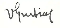 signature de Vittore Grubicy de Dragon