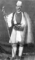 Un Valaque de Grèce en 1900, dans les archives des frères Manákis.