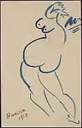 Femme Figure (1913, Centre M.T. Abraham)