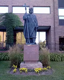 Statue de Vladimir faite par la diaspora ukrainienne à Toronto au Canada.