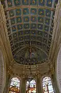 Voûte à caissons (XVIIIe&nbsp;siècle).