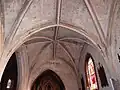 Voûte d'ogives, bas-côté droit
