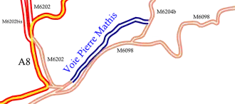 Carte de la route.