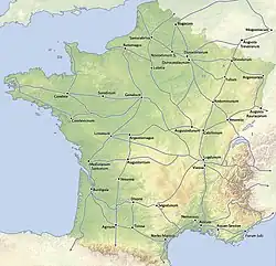 Voies romaines de Vesontio.