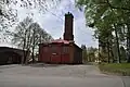 Caserne de pompiers.