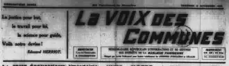 Image illustrative de l’article La Voix des communes