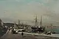 Le Port de Vólos, Pinacothèque nationale d'Athènes, 1875