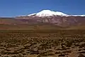 Le volcan Nevado de Quewar.