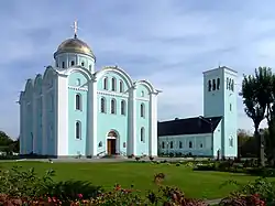 La cathédrale de la Dormition, construite par Mstislav II de Kiev en 1160 classée.