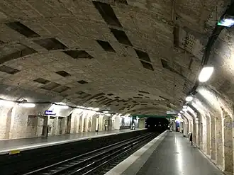 Les quais en travaux de rénovation en 2016.