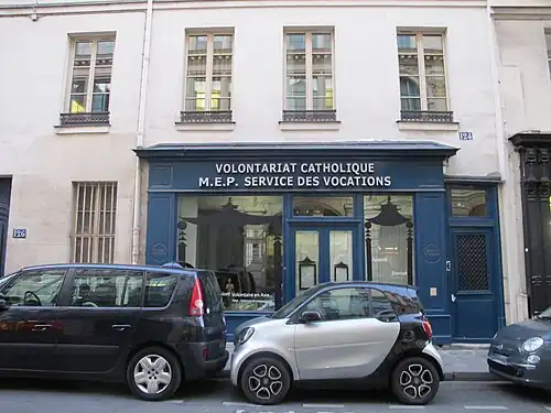 No&nbsp;124, volontariat catholique pour les Missions étrangères de Paris.