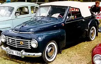 Volvo PV445 Cabriolet 1952.