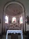 Le chœur de l'église.