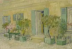 V. Van Gogh : Devanture d'un restaurant à Asnières.