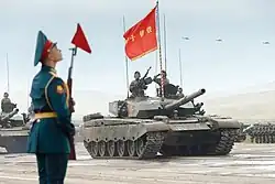 Type 99 de l’armée populaire chinoise en 2018.
