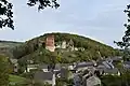 Vue sur Hierges et sa colline