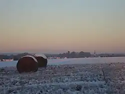 Senonches l'hiver.