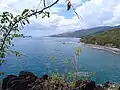 Vue de la pointe à l'Abbé par la pointe à Sel