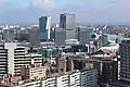 Vue d'Euralille depuis le Beffroi de l'Hôtel de Ville.