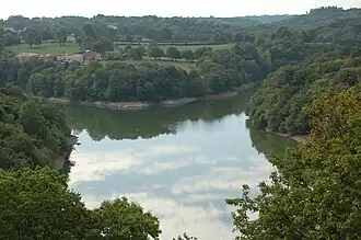 Lac à Mervent.