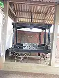 Vue d'un chariot au Fort Portugais